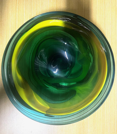 JM24-05 Green and Yellow Bowl