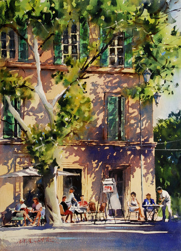 MALCOLM BEATTIE Dappled Light, Avignon  (Extra Images shown are different sizes and prices)