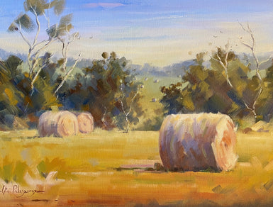 VIVI PALEGEORGE - Hay Bales - SOLD (Extra Images different prices and sizes)