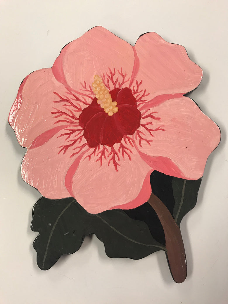 Anne Marie Graham - Shaped Board - Hibiscus 2017