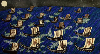 A Fleet of Native Boats BRP-1314